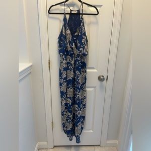 Women’s Large Blue Floral Lush Dress. Size Large